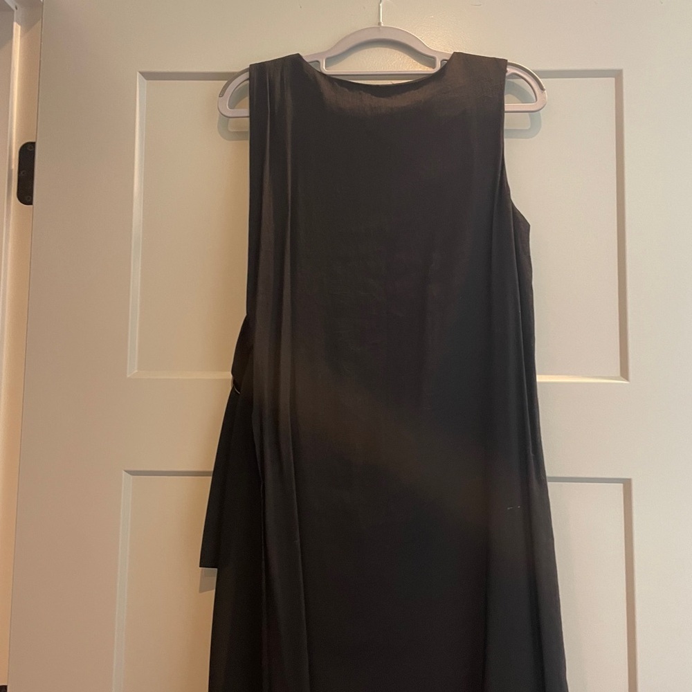 Black two-layer sheath dress by Doe and Ray